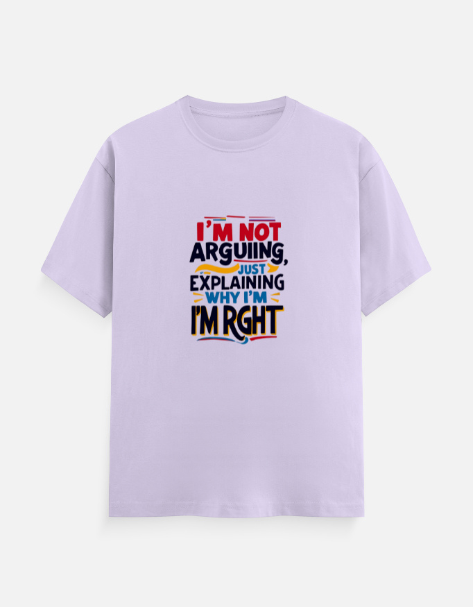 I am not arguing